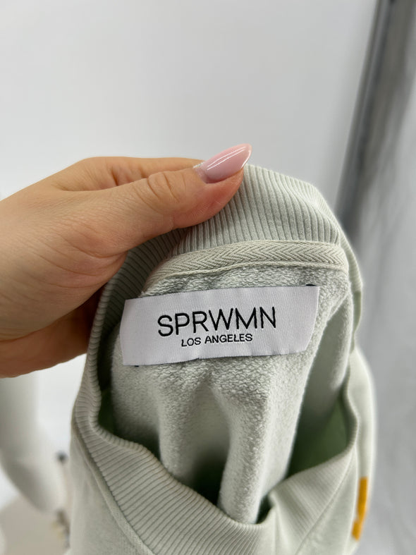 Sweatshirt vert d'eau
