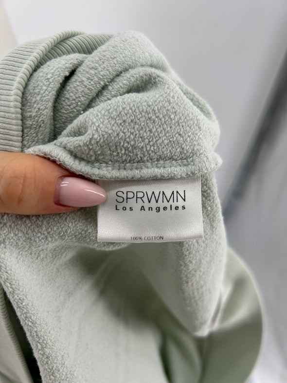 Sweatshirt vert d'eau