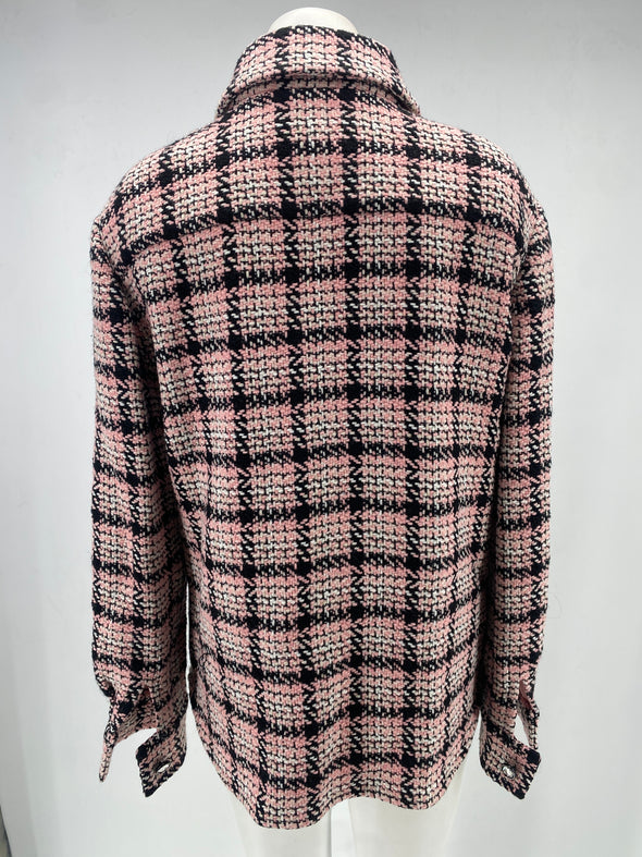 Surchemise en tweed