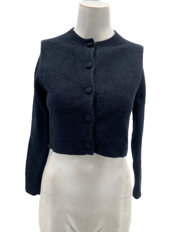 Cardigan court en cachemire