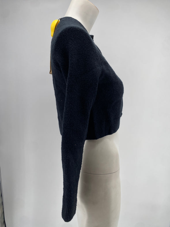 Cardigan court en cachemire