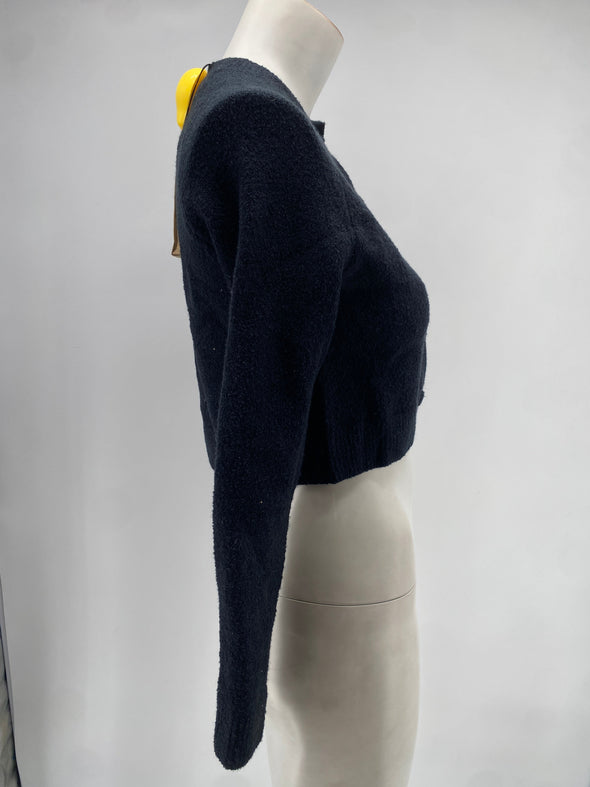 Cardigan court en cachemire