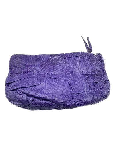 Pochette en python violette