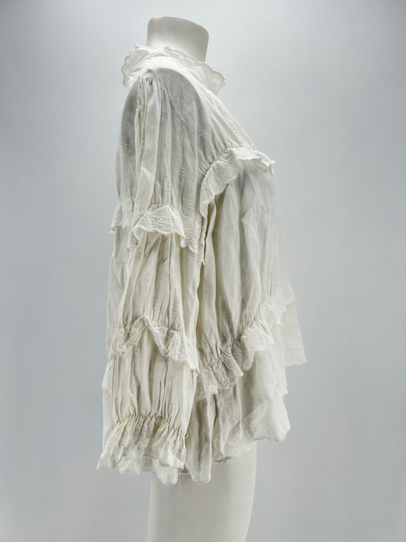 Blouse en lin blanche