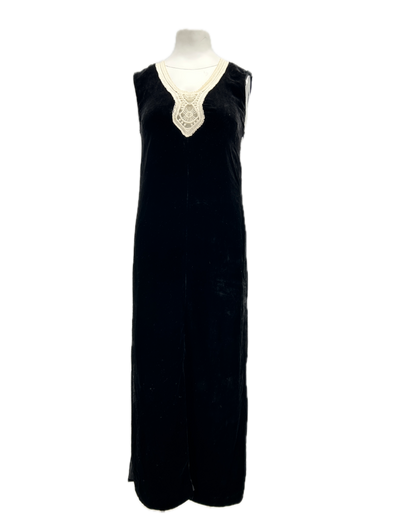 Robe en velours noire