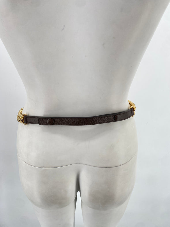 Ceinture en chaine doré