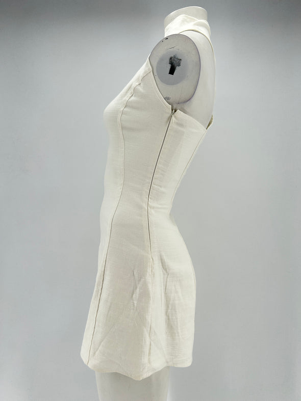 Robe en lin blanche