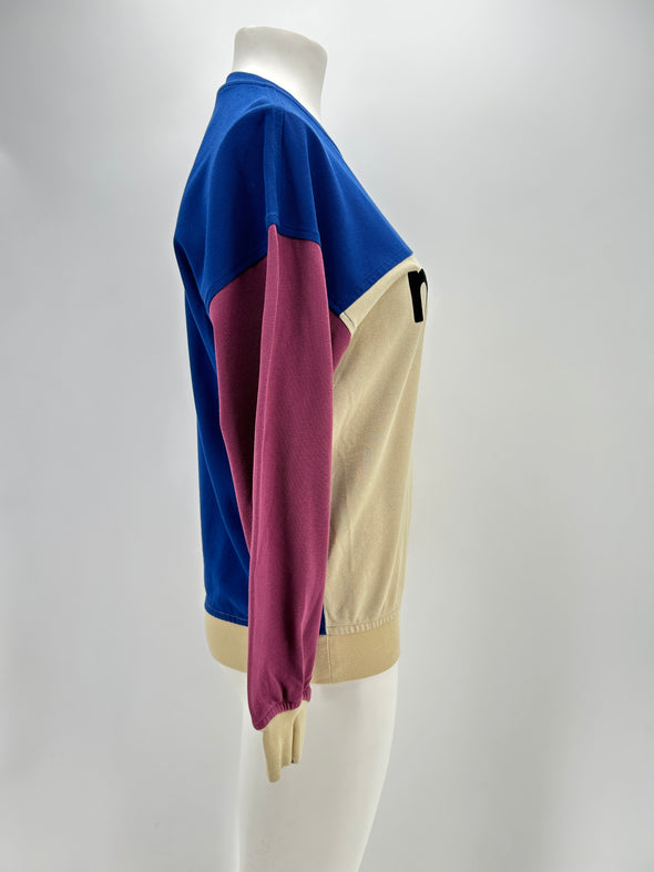 Sweatshirt tricolore