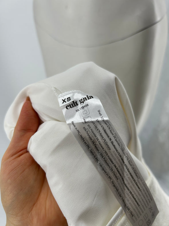 Robe en lin blanche