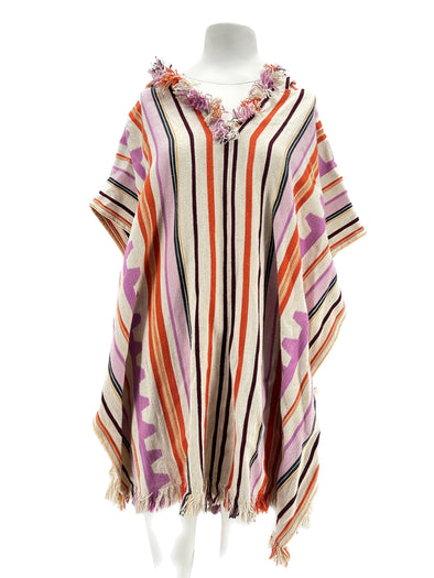 Poncho multicolore