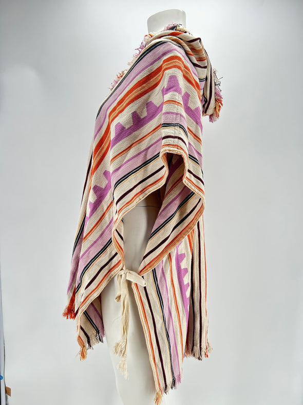 Poncho multicolore