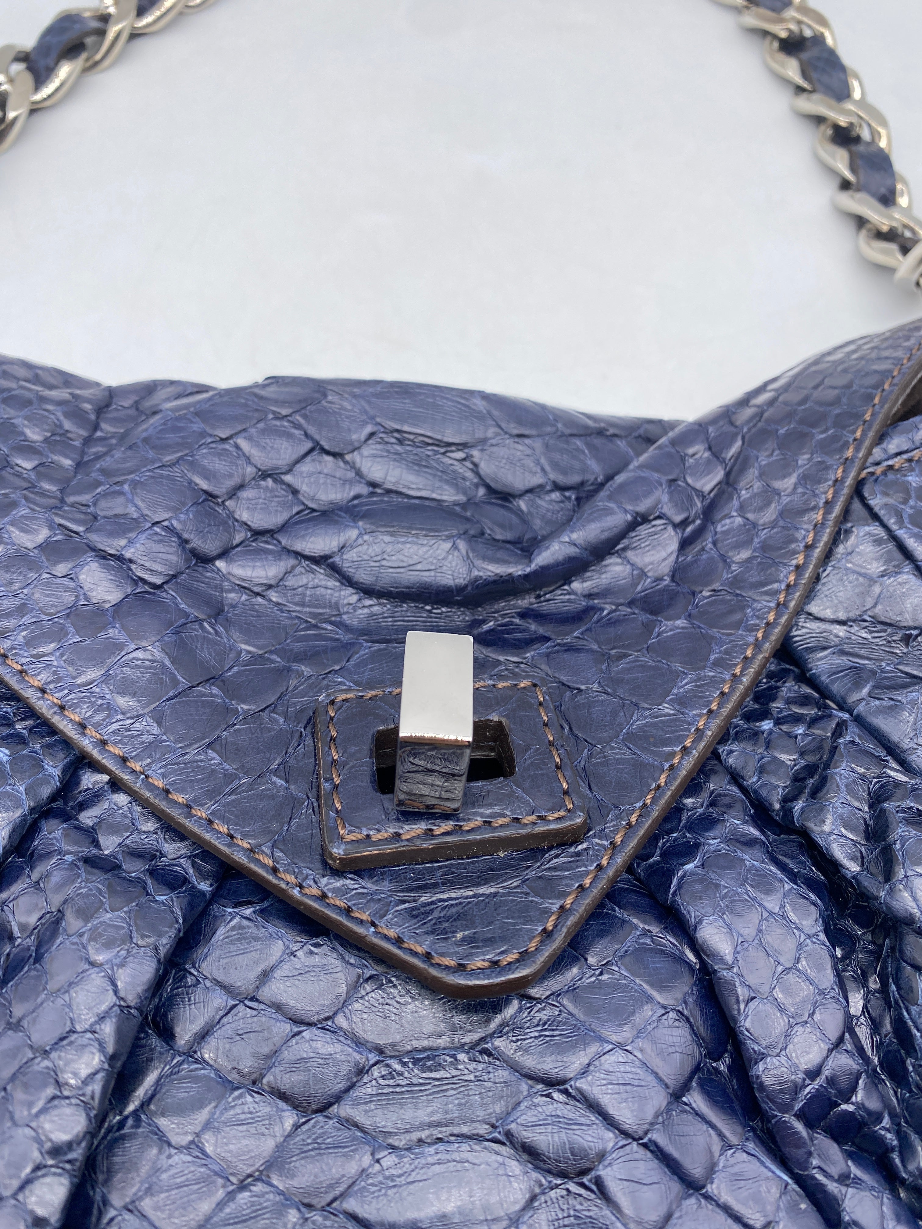 Sac python bleu hot sale