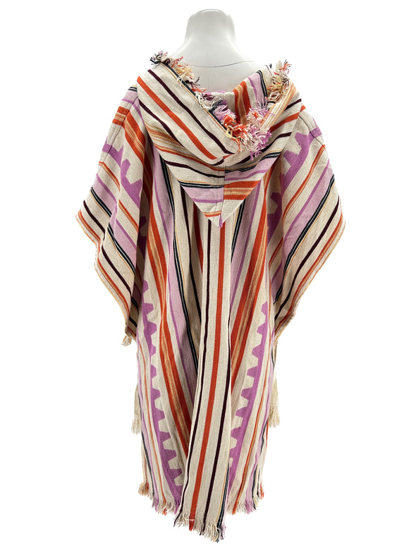 Poncho multicolore