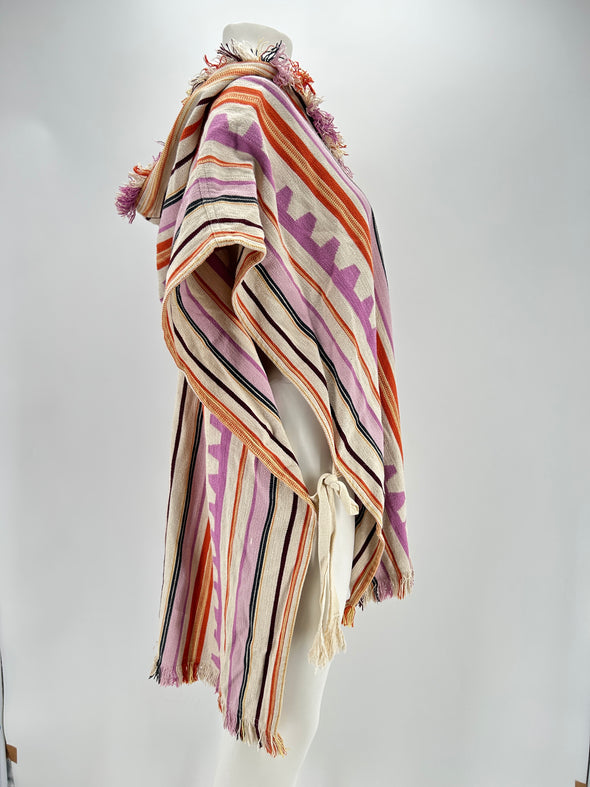 Poncho multicolore