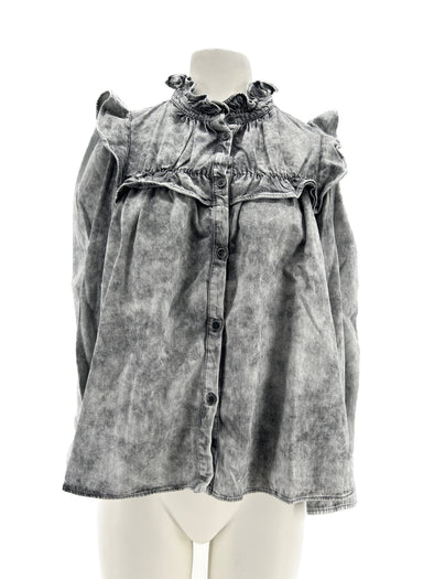 Blouse grise délavée
