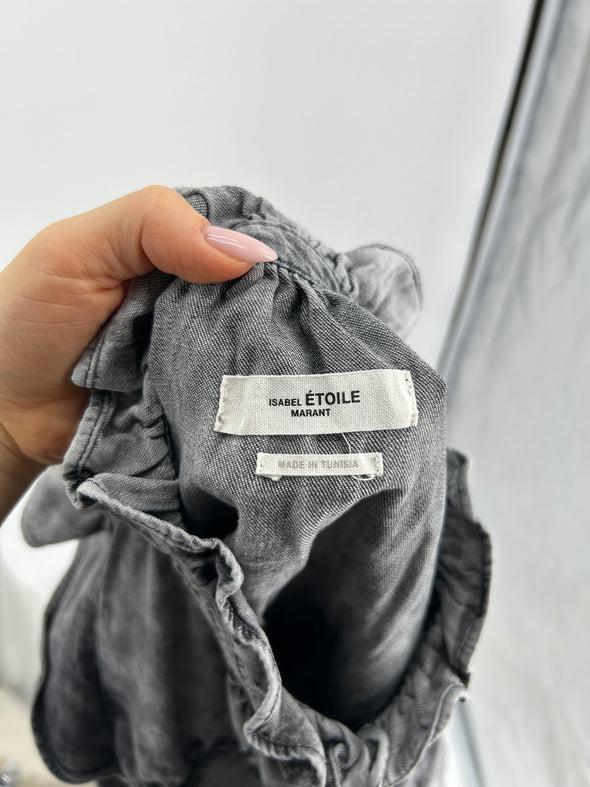Blouse grise délavée