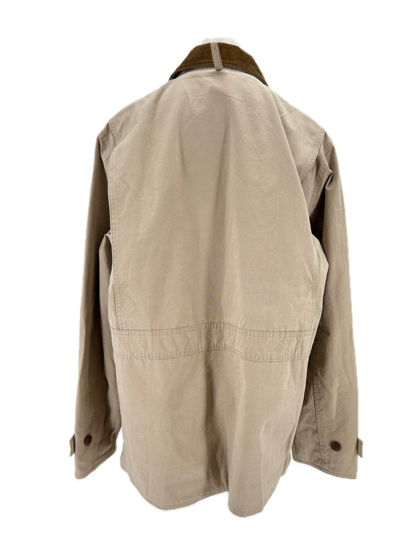 Veste marron avec col en velours