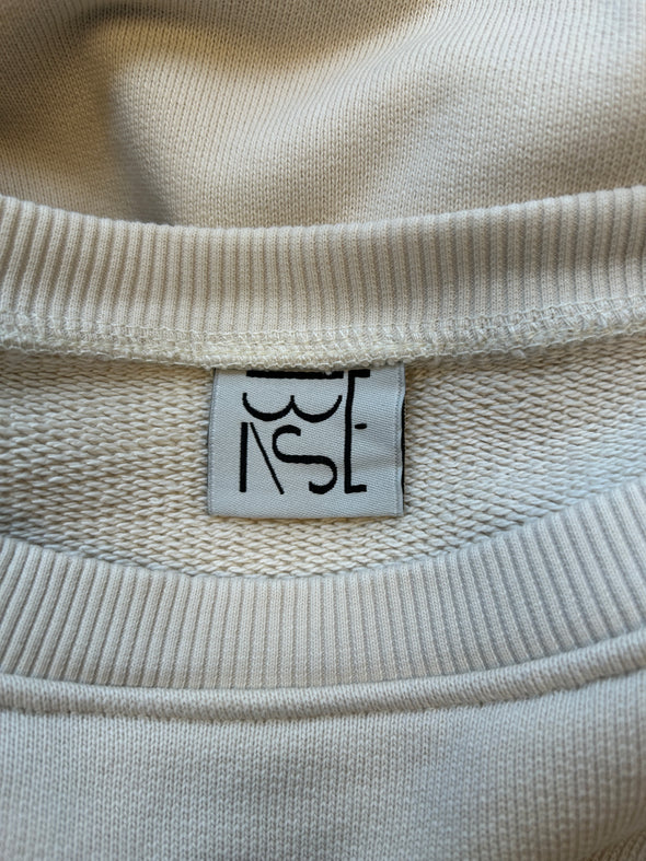 Sweat-shirt écru