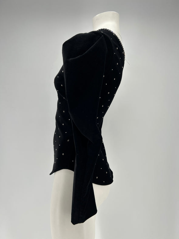 Top en velours