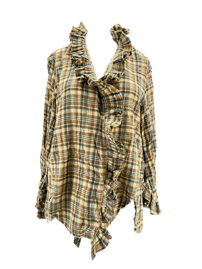 Blouse à carreaux
