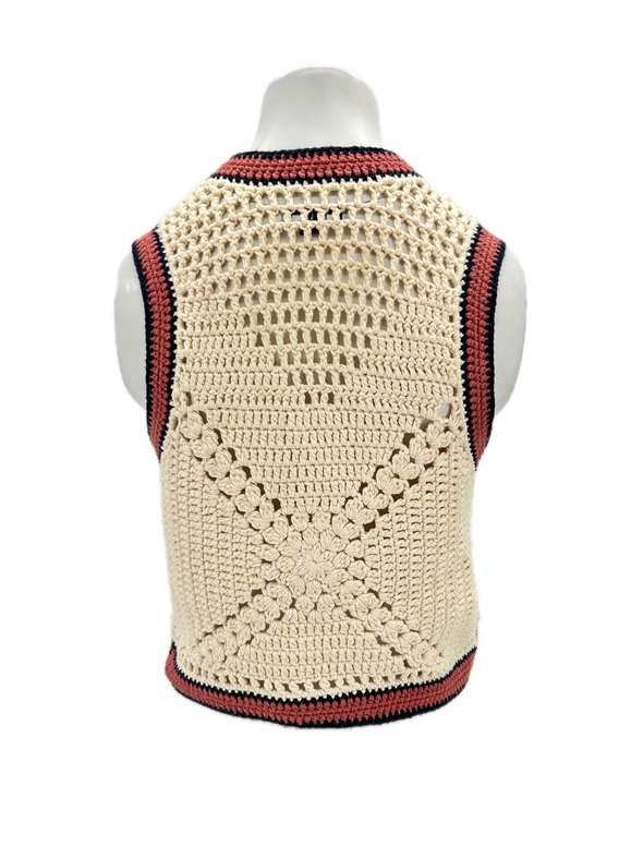 Gilet sans manches en crochet