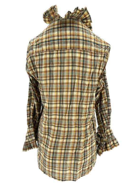 Blouse à carreaux