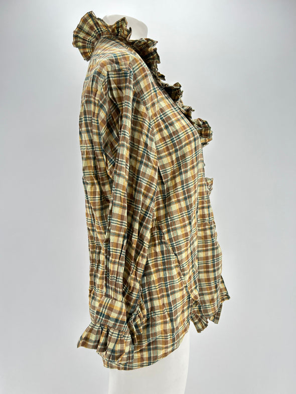 Blouse à carreaux
