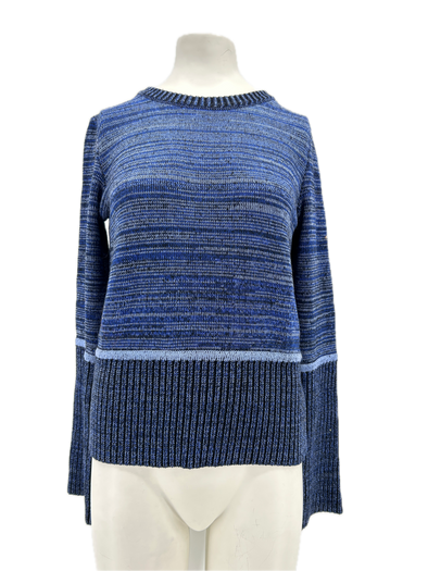 Pull en laine bleu