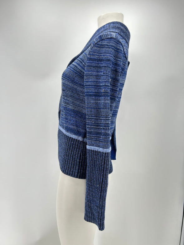 Pull en laine bleu