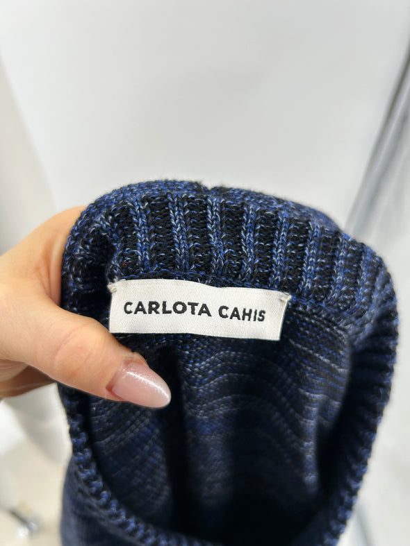 Pull en laine bleu