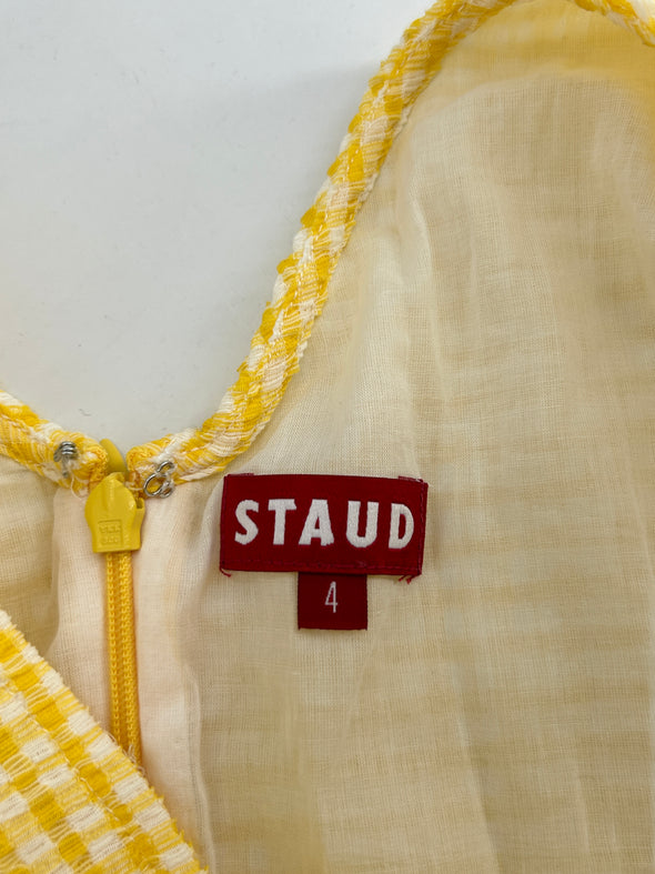 Robe sirène vichy jaune