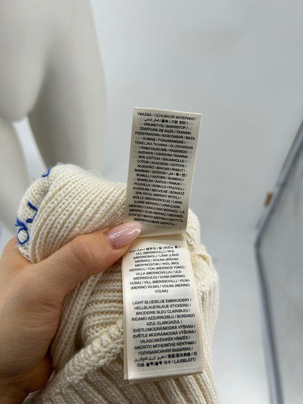 Cardigan écru Varsity