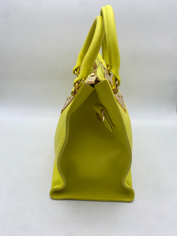 Sac à main jaune