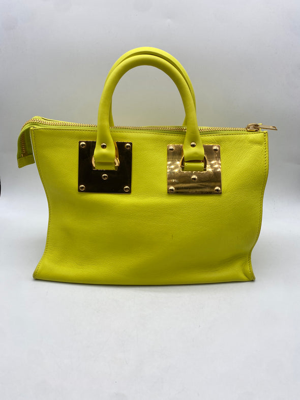 Sac à main jaune