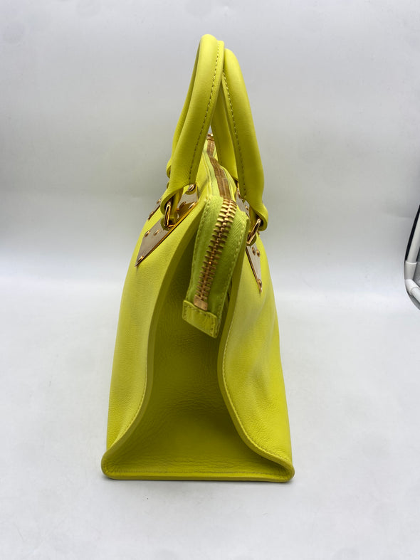 Sac à main jaune