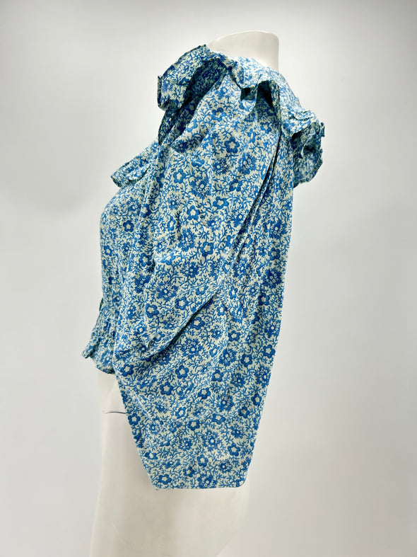 Blouse bleue