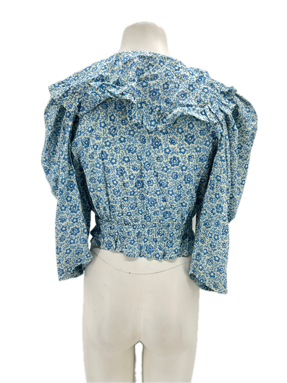 Blouse bleue
