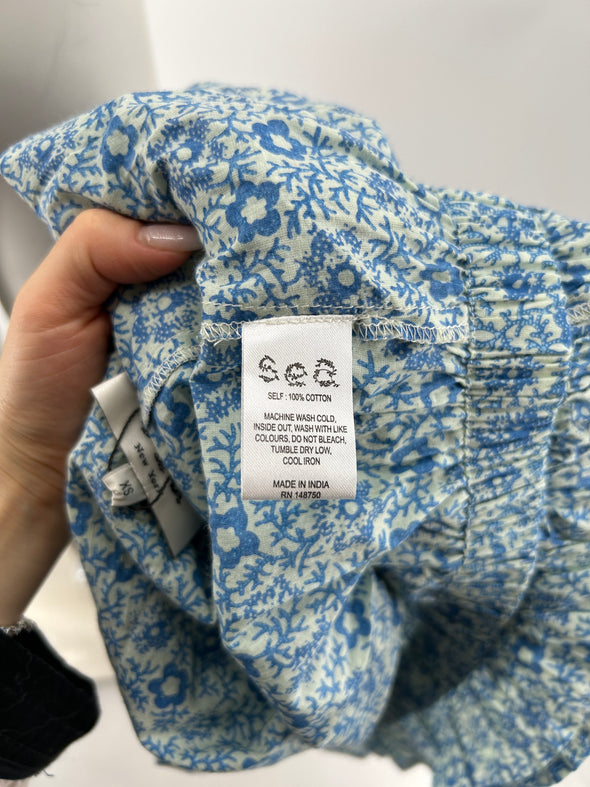 Blouse bleue