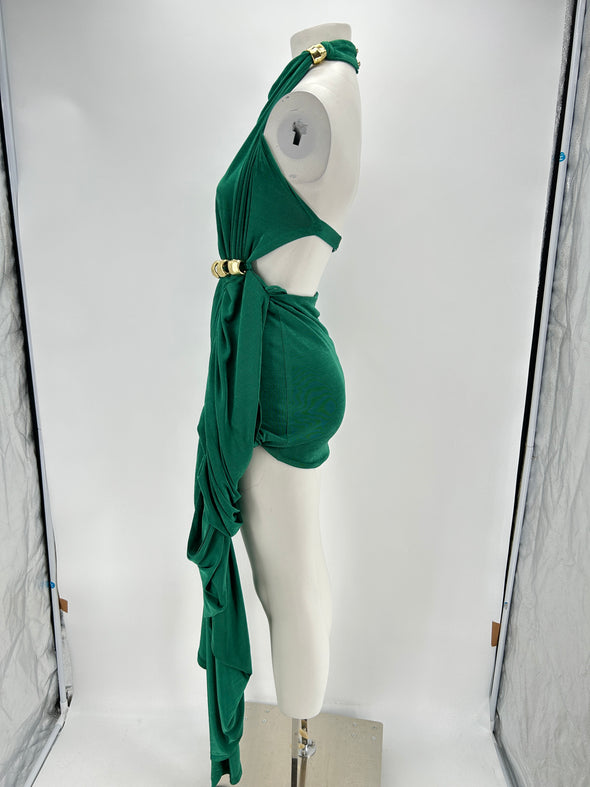 Mini Robe verte "Buzzy"