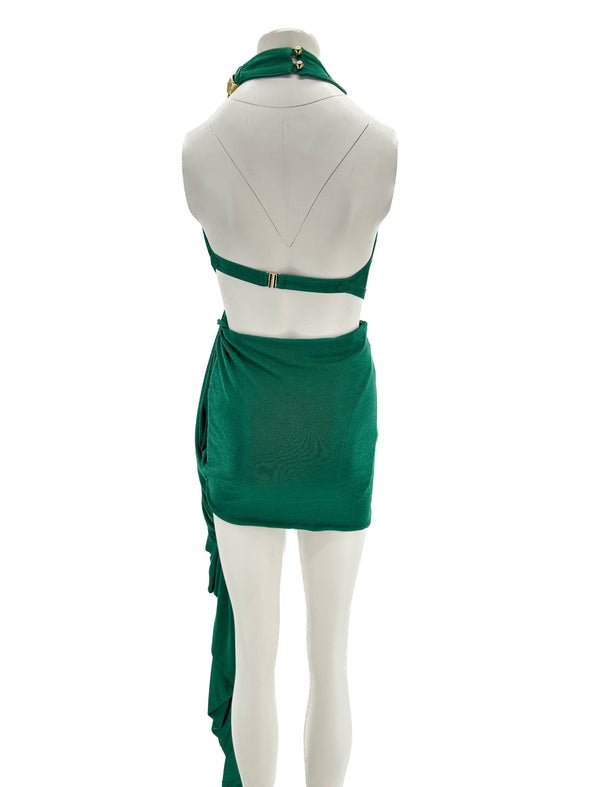 Mini Robe verte "Buzzy"