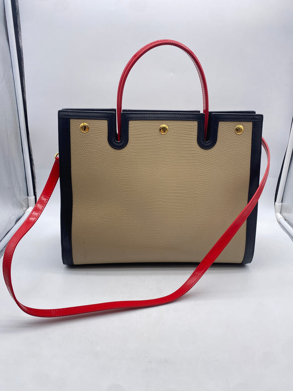 Cabas en cuir