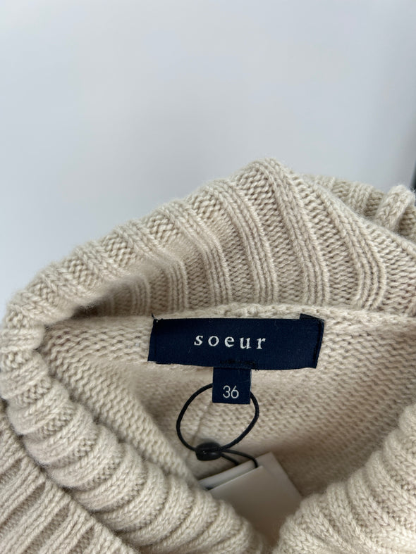 Pull col roulé en laine "William"