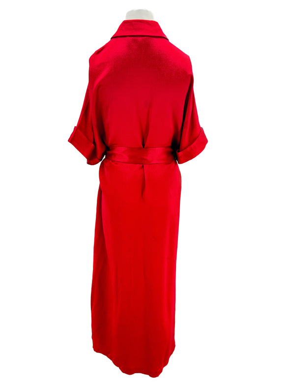 Robe longue rouge