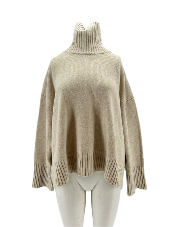 Pull col roulé en laine "William"