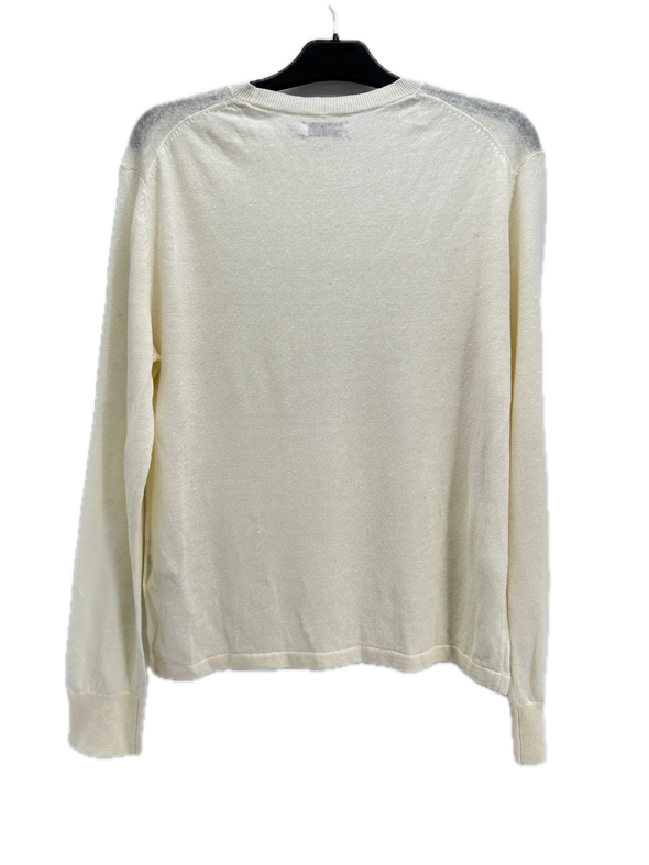 Pull en lin blanc