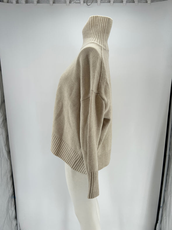 Pull col roulé en laine "William"