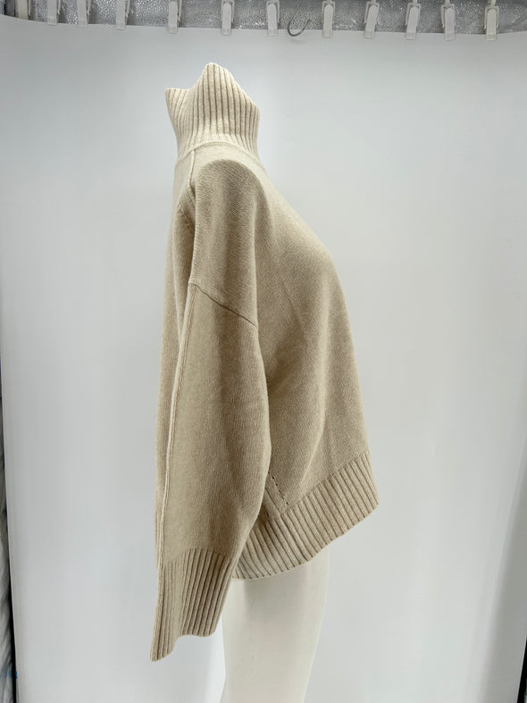 Pull col roulé en laine "William"