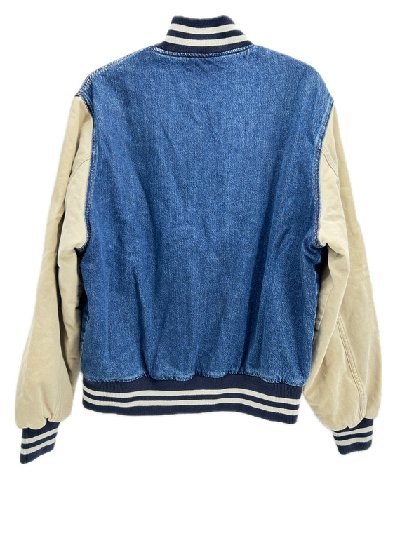 Veste Varsity en denim