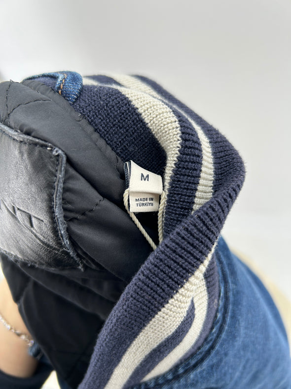 Veste Varsity en denim