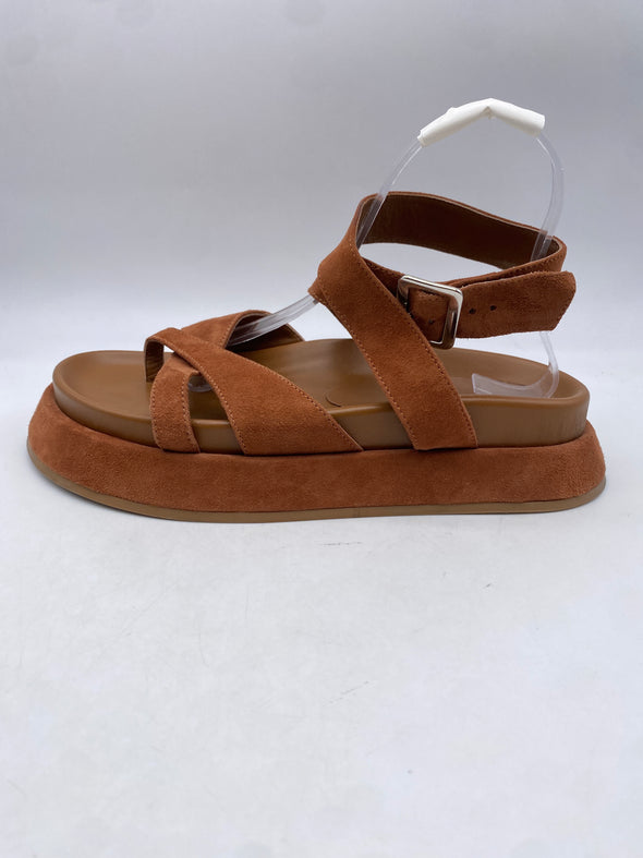 Sandales "Rosie 41" camel en daim